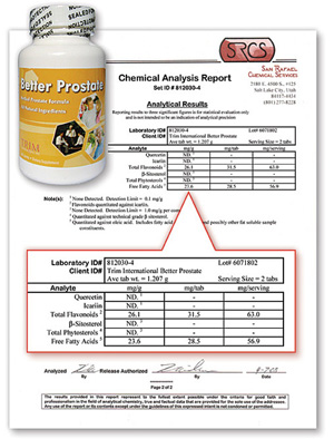 Better Prostate Lab Report