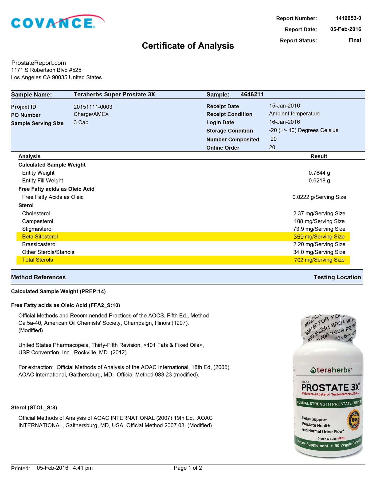 Prostate 3x Lab Report